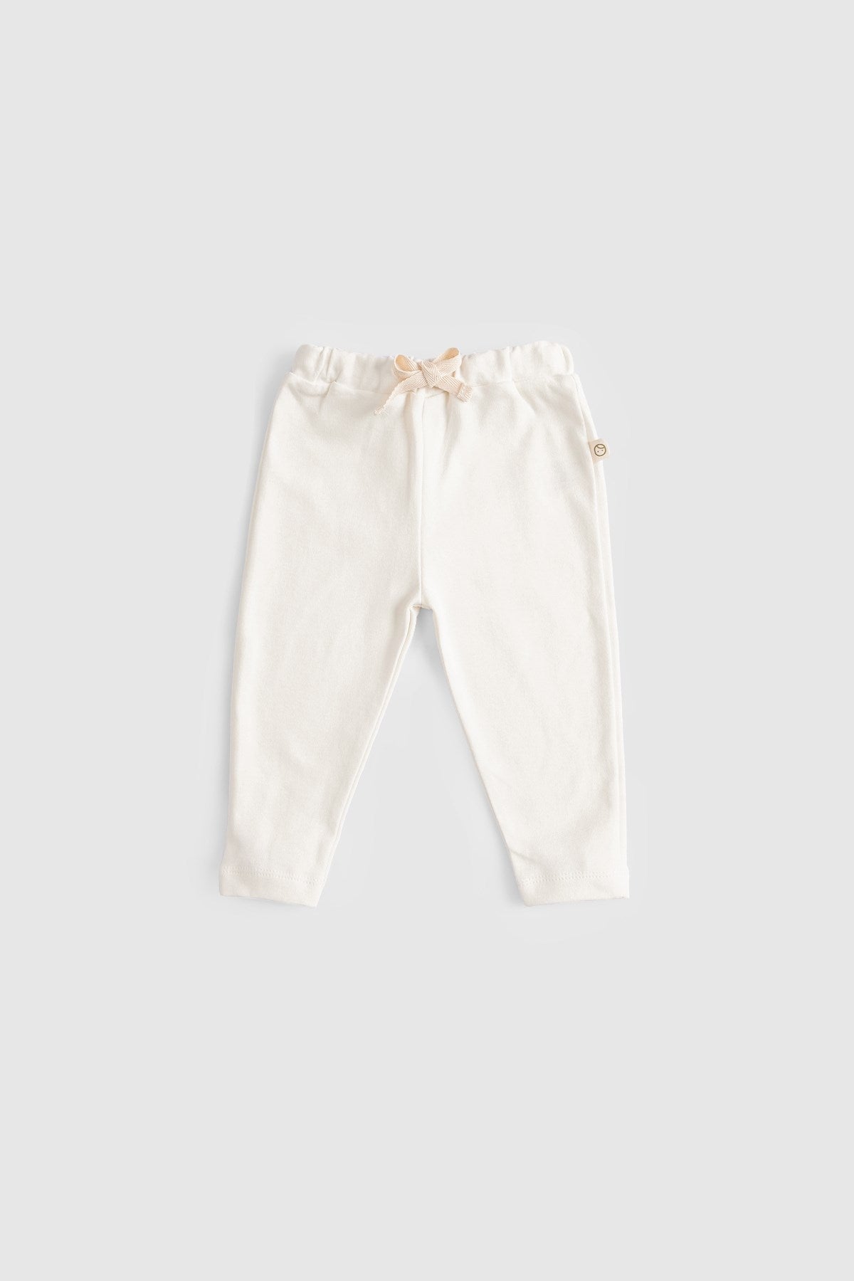 2'li Organik Pamuk Bebek Pantolonu Twig Ekru - Riki Baby&Kids