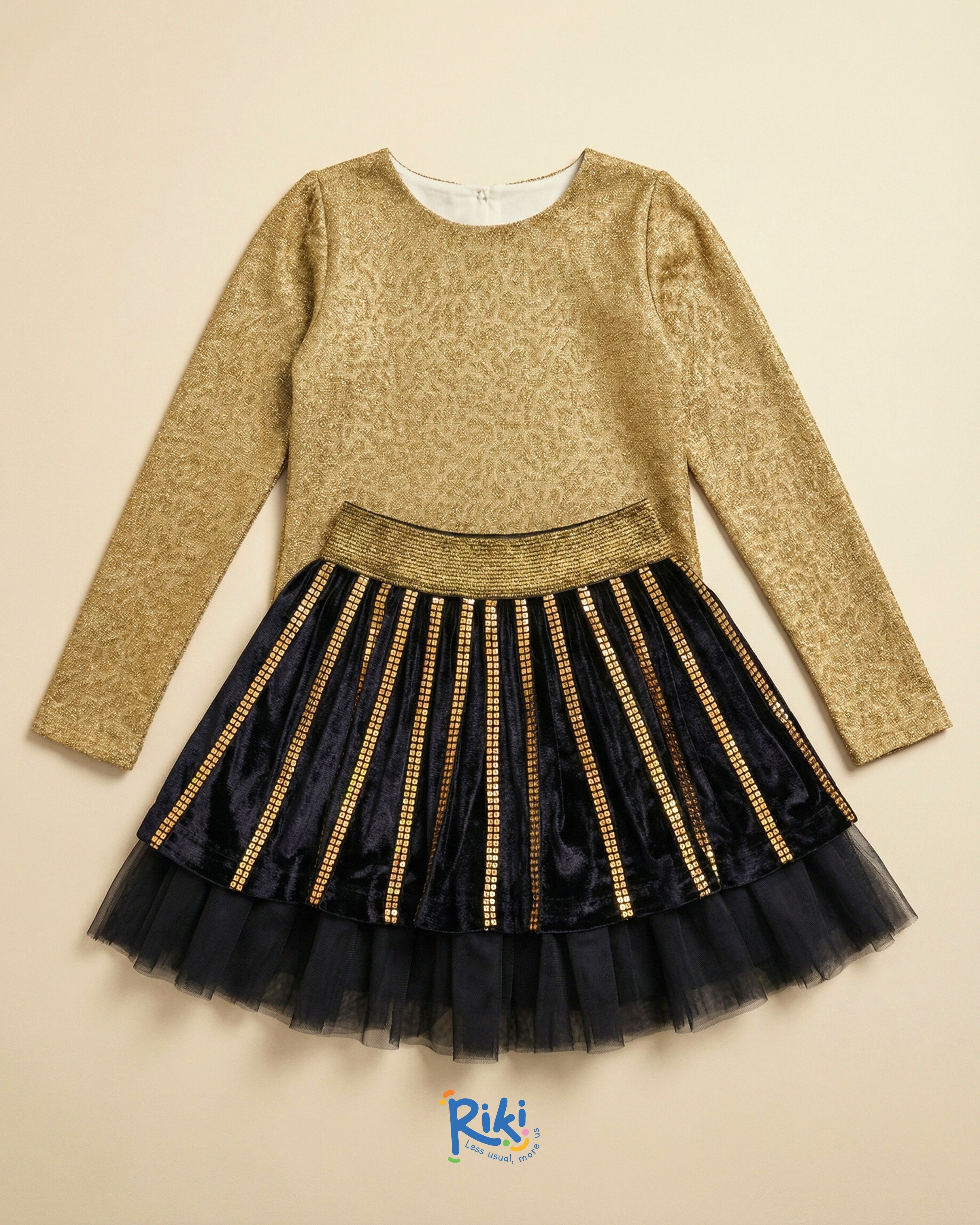 Gold Velvet Shine Skirt – Işıltılı Kadife & Yumuşak Tül Tasarım Özel Dikim Etek