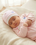 Crystal Baby Organik Pamuk Bere - Cloud Pink