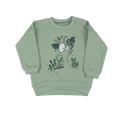 Little Yucca "Grow" Light Sweatshirt - Light Green
