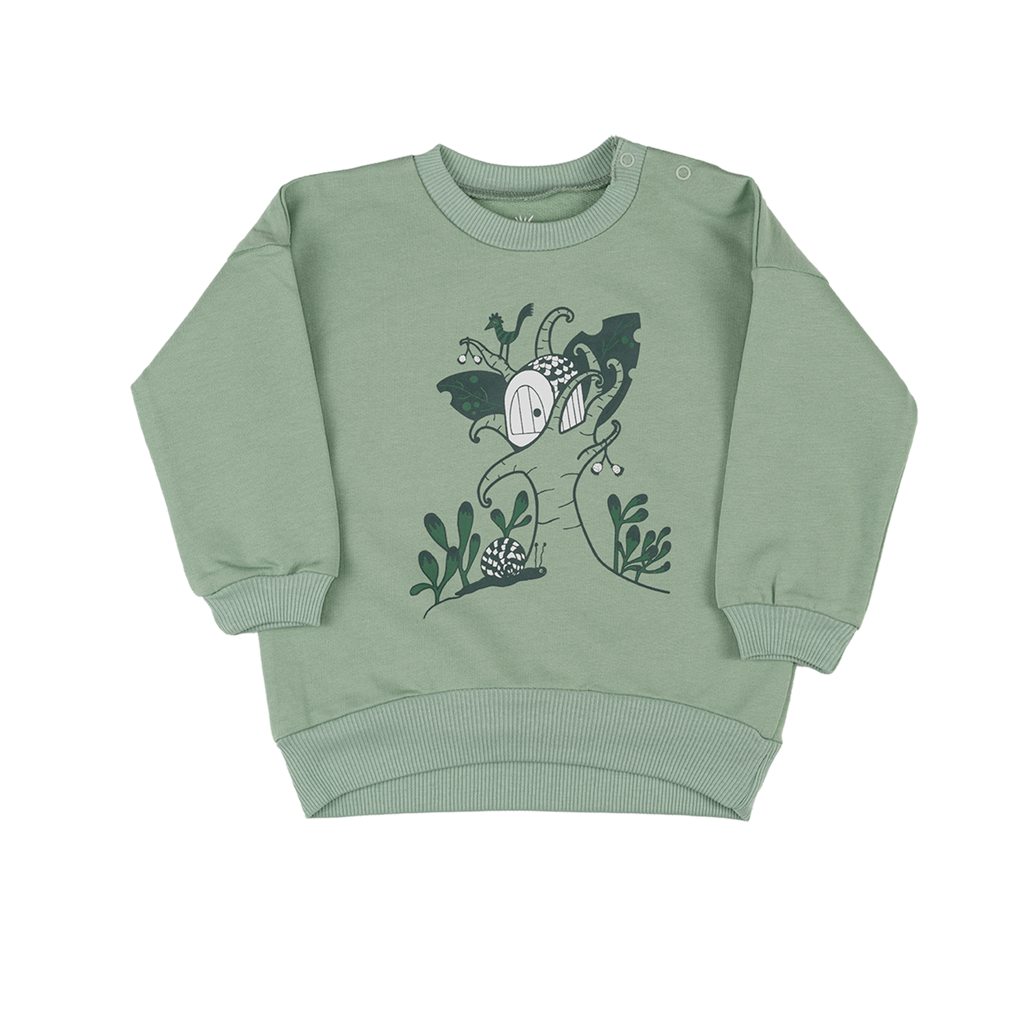 Little Yucca "Grow" Light Sweatshirt - Light Green