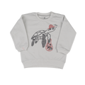 Little Yucca "Grow" Light Sweatshirt - Light Grey