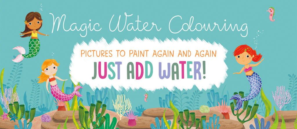 Magic Water Colouring Kitabı – Woof and Meow: Baby Animals | Yeniden Boyanabilir Büyülü Hayvan Kitabı