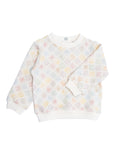 Organik Pamuk Desenli Bebek Sweatshirt