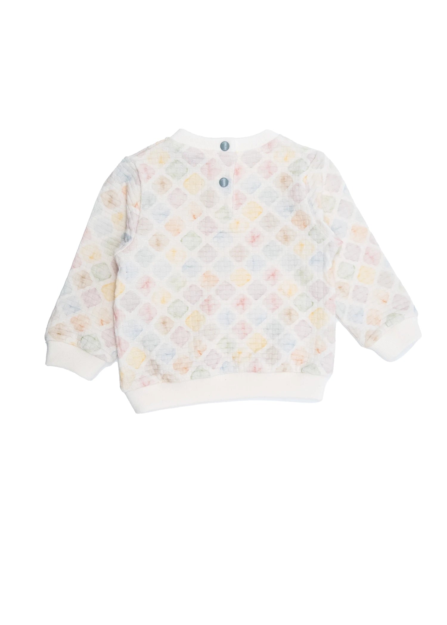 Organik Pamuk Desenli Bebek Sweatshirt
