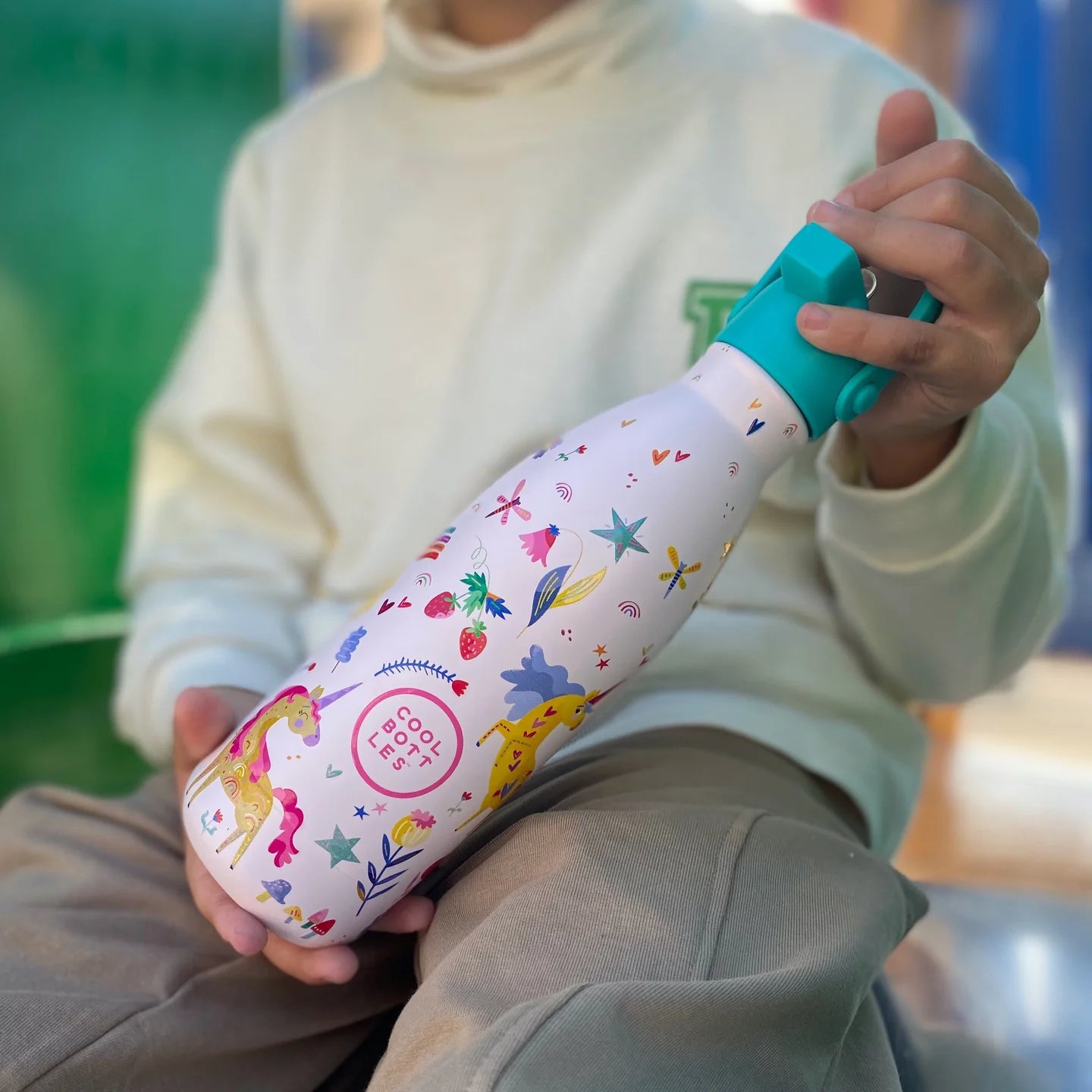 Cool Bottles™ Kids 350ml - Funny Unicorns Termos Matara