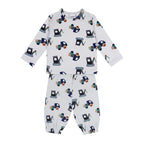 Antebies bebek giyim, GOTS sertifikalı pamuklu uzun kollu t-shirt ve pantolon