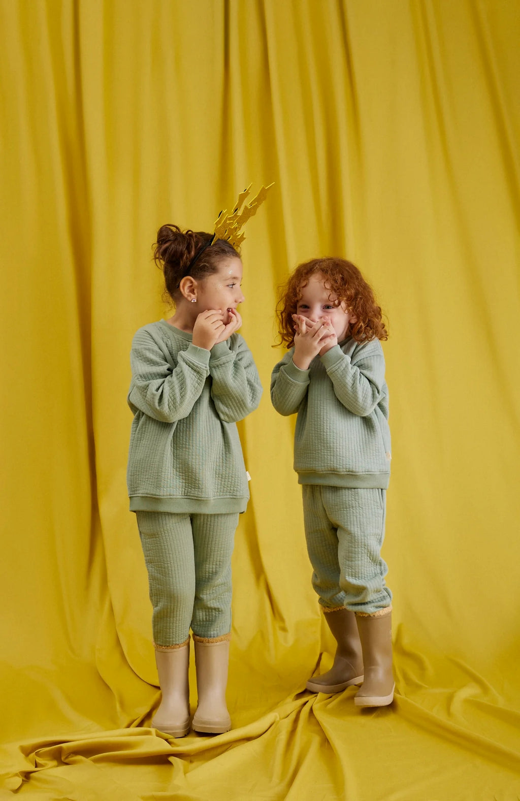 Miela Kids Kapitone Mint Yeşil Jogger Pantolon