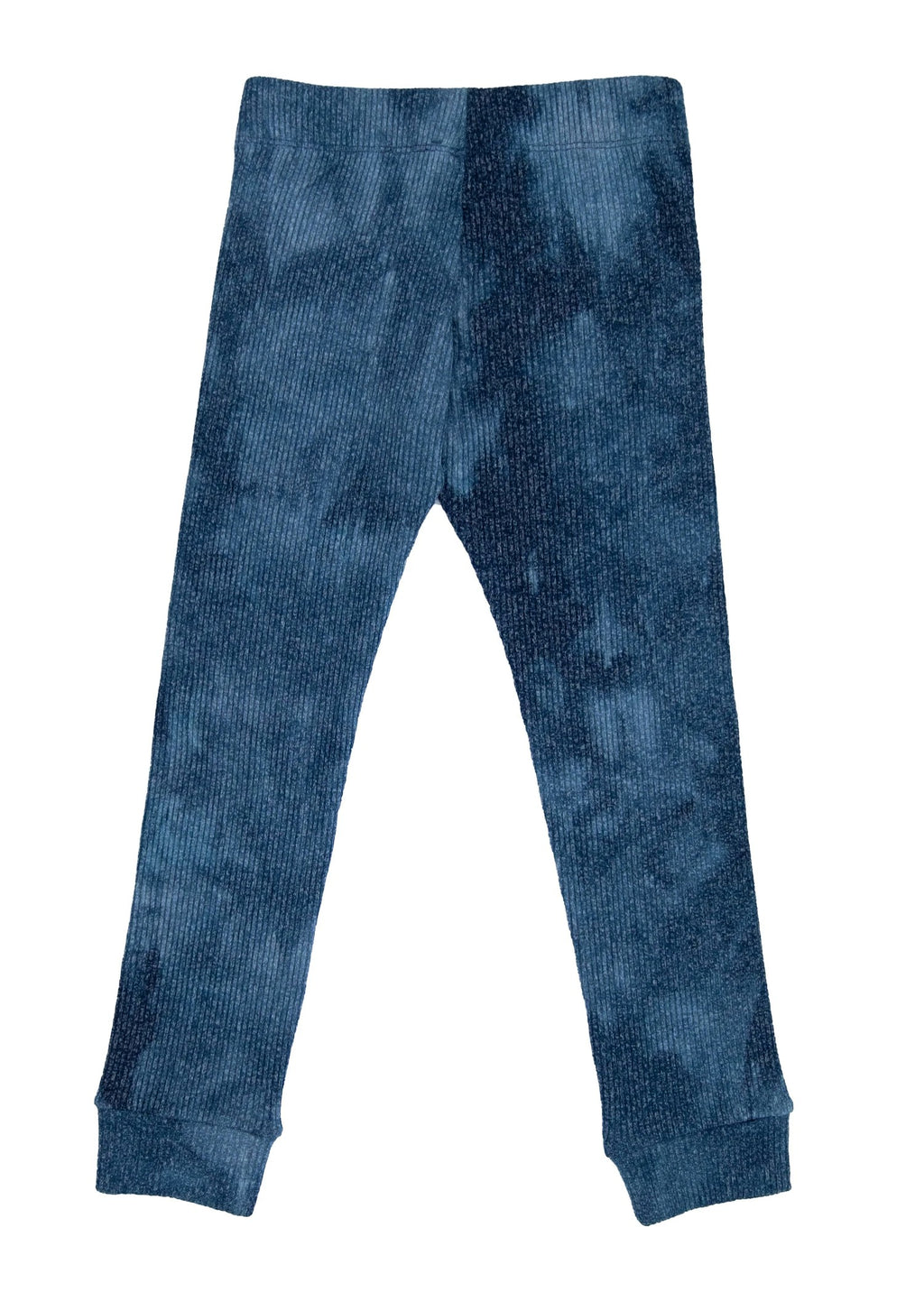 Yumuşacık Örme Baharlık Erkek Çocuk Pijama Takımı – İndigo Eskitme Desenli