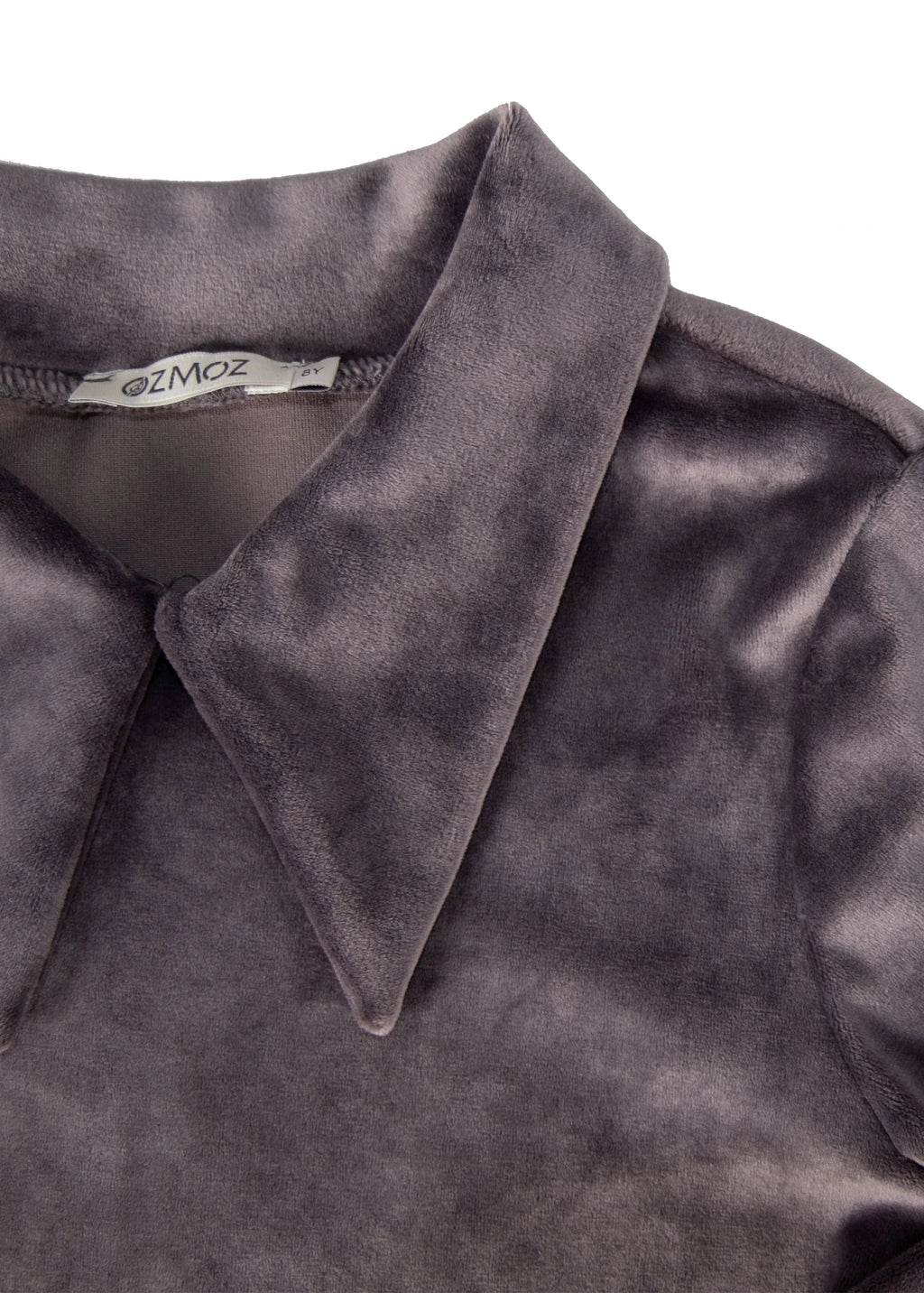 Eteği Yün İşlemeli Örme Kadife Kumaş Kışlık Kız Çocuk Elbise - Şapkalı