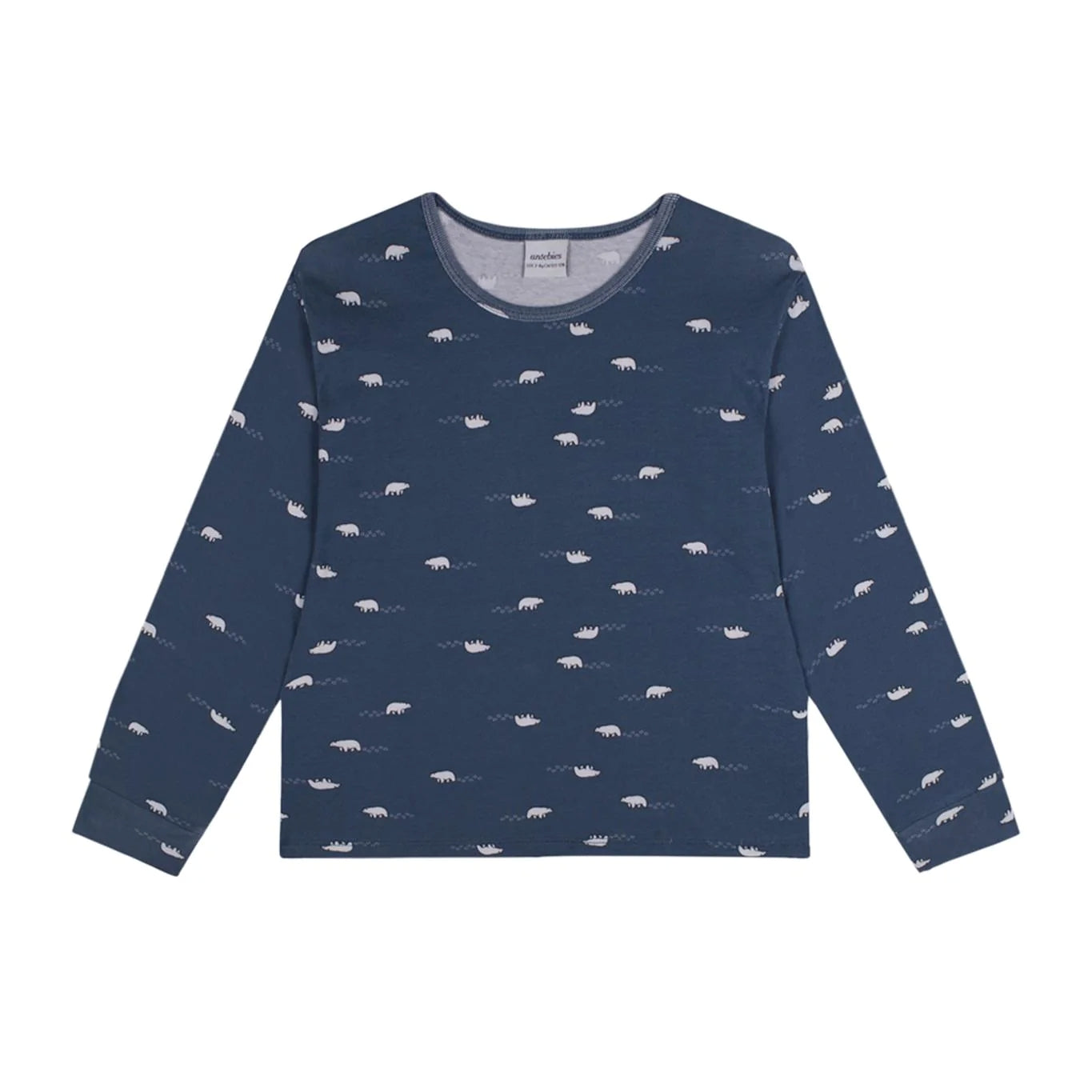 Organik Pamuk Kutup Ayısı Uzun Kollu Pijama Takımı