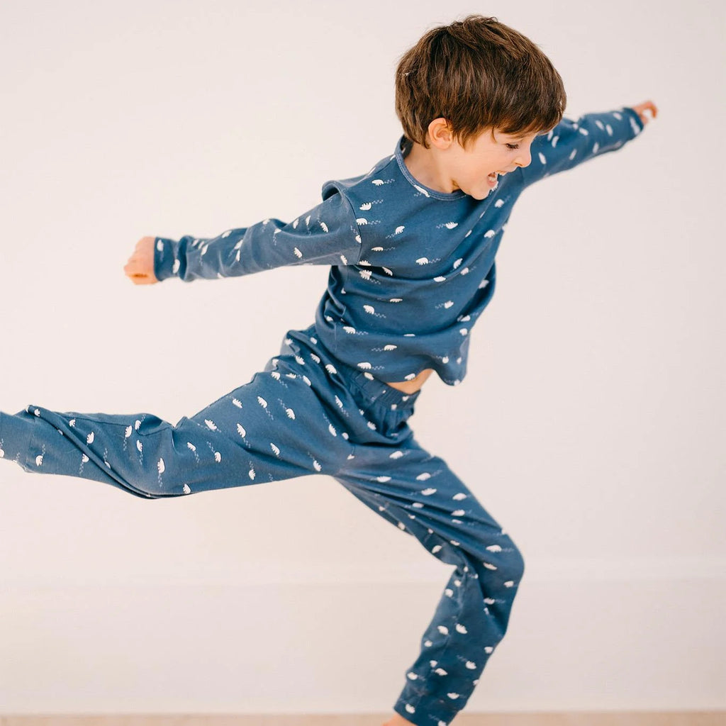 Organik Pamuk Kutup Ayısı Uzun Kollu Pijama Takımı