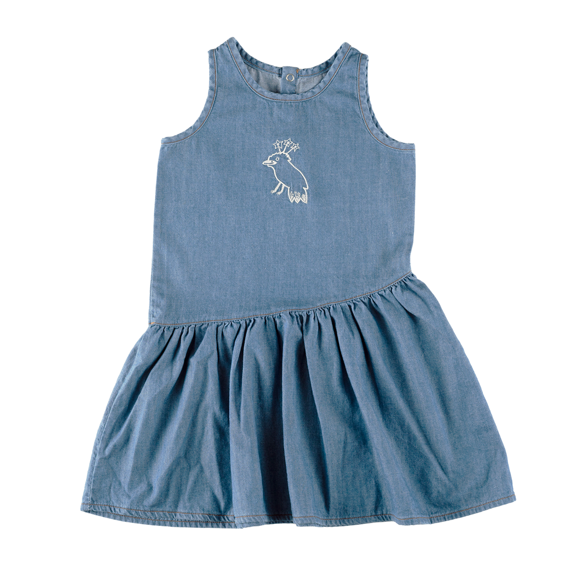 Little Yucca Organik Pamuk "Light" Denim Elbise