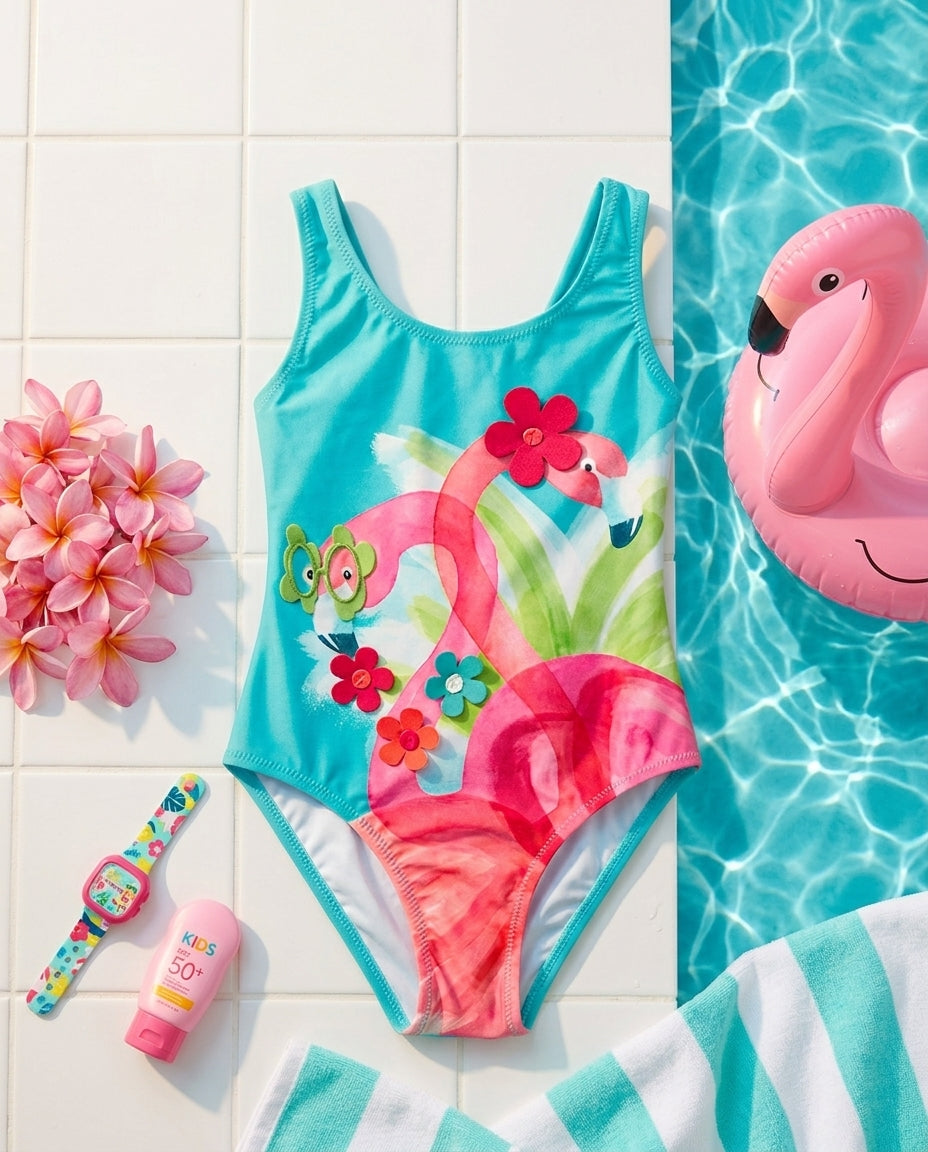 Mayoral 3717 Kız Çocuk Flamingo Mayo