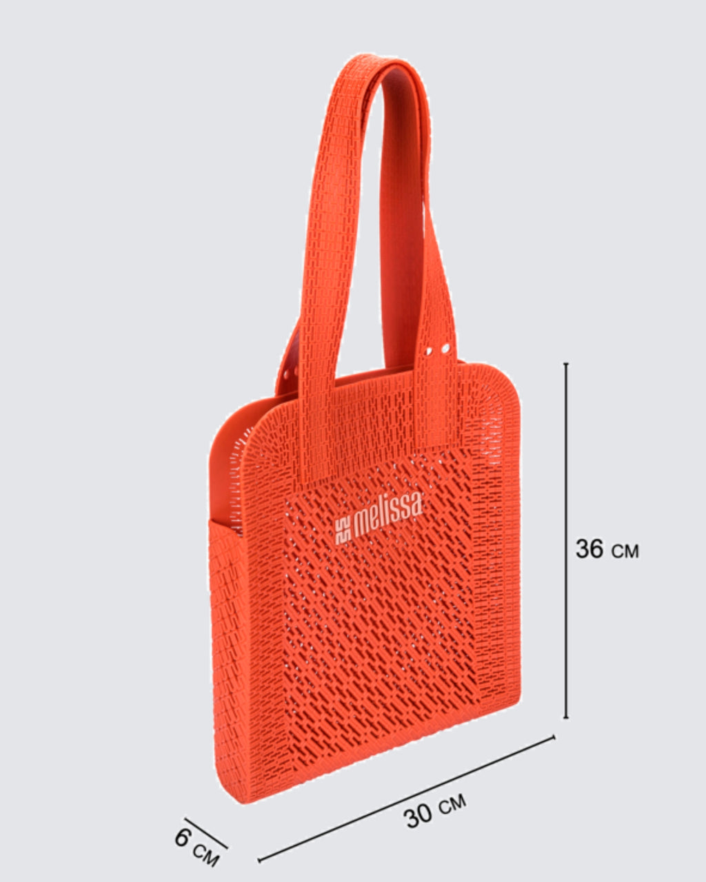 melissa harper bag ölçüleri 36x30x6 cm