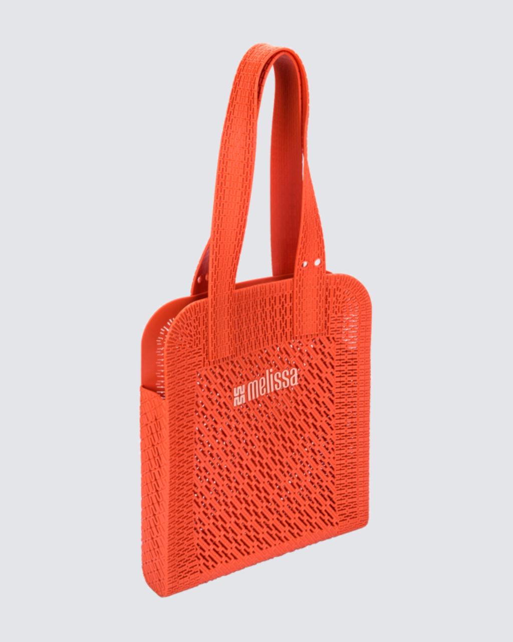 melissa harper bag turuncu monogram dokulu tasarım