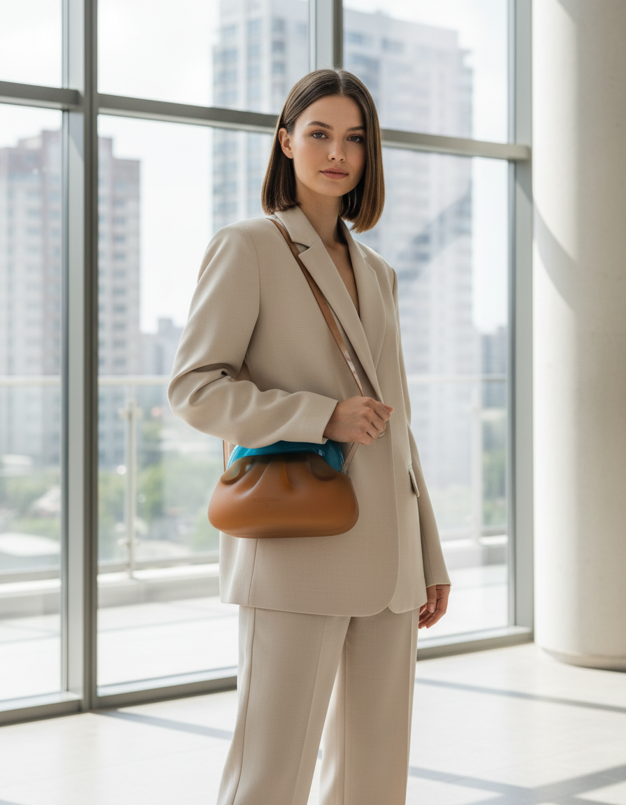 Melissa Glass Bag Orange Blue – İkonik Crossbody Çanta