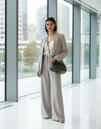 Melissa Glass Bag green - kadın ofis kombinleri lifestyle

