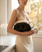 Melissa Glass Bag Siyah - şeffaf kapaklı siyah kadın çantası sabah ritüeli lifestyle