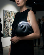 Melissa Glass Bag Siyah - gece sanat galerisi şeffaf kapaklı siyah omuz çantası