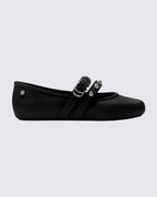 Melissa Ballerina Studs siyah - yan profil metal bant detay