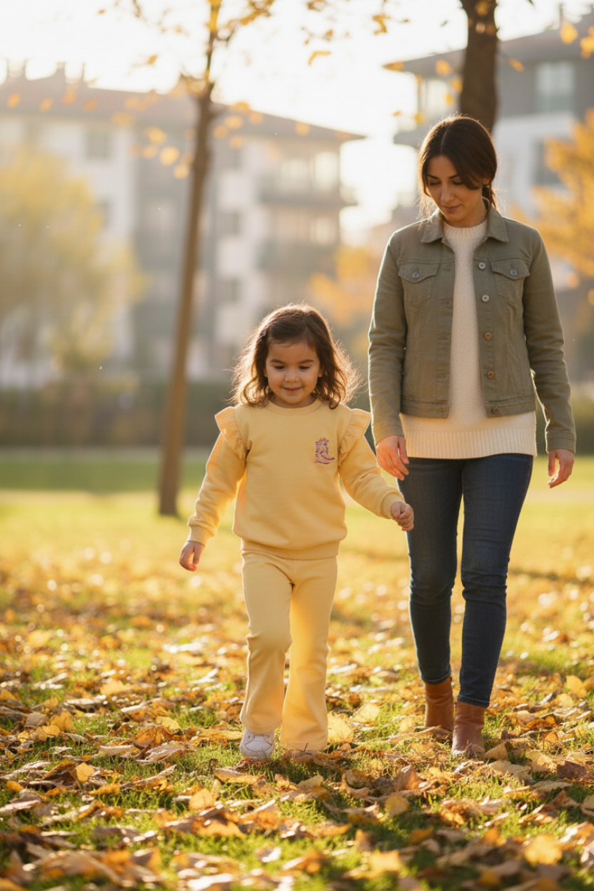 İspanyol Tayt - Açık Sarı