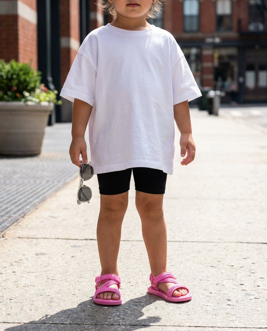 Mini Melissa Baby Stripes M Lover Pembe Logolu Kız Çocuk Sandalet | 21-27 Numara | İkonik Kokulu