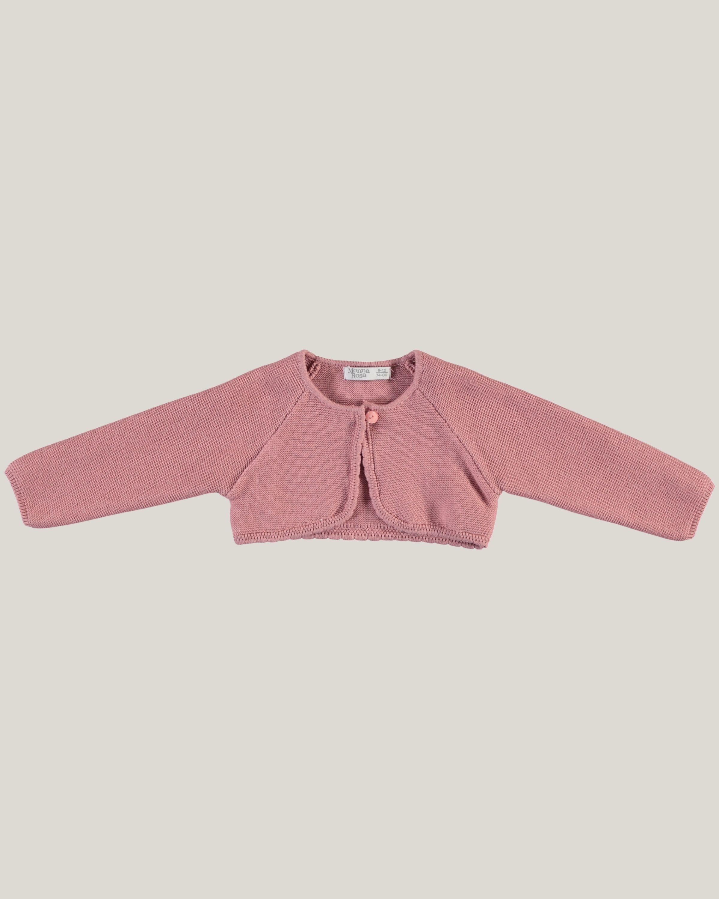 Terletmeyen %100 pamuk iç astarlı Monna Rosa ekru pembe çocuk elbisesi detay görünümü