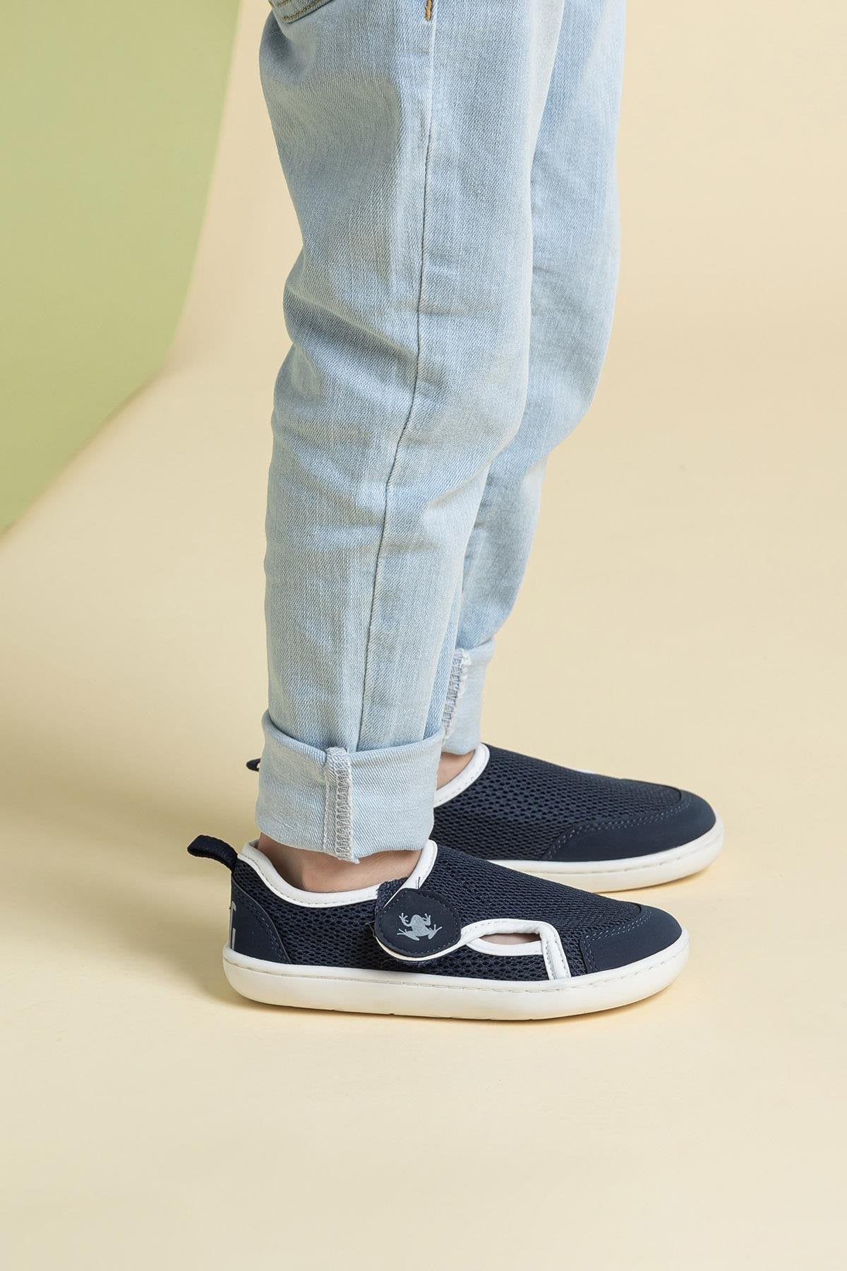 HopFrög Multi Lacivert Mix Barefoot Çocuk Ayakkabı