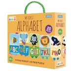 Sassi My First Alphabet – 20 Parça Puzzle ve Kitap Seti