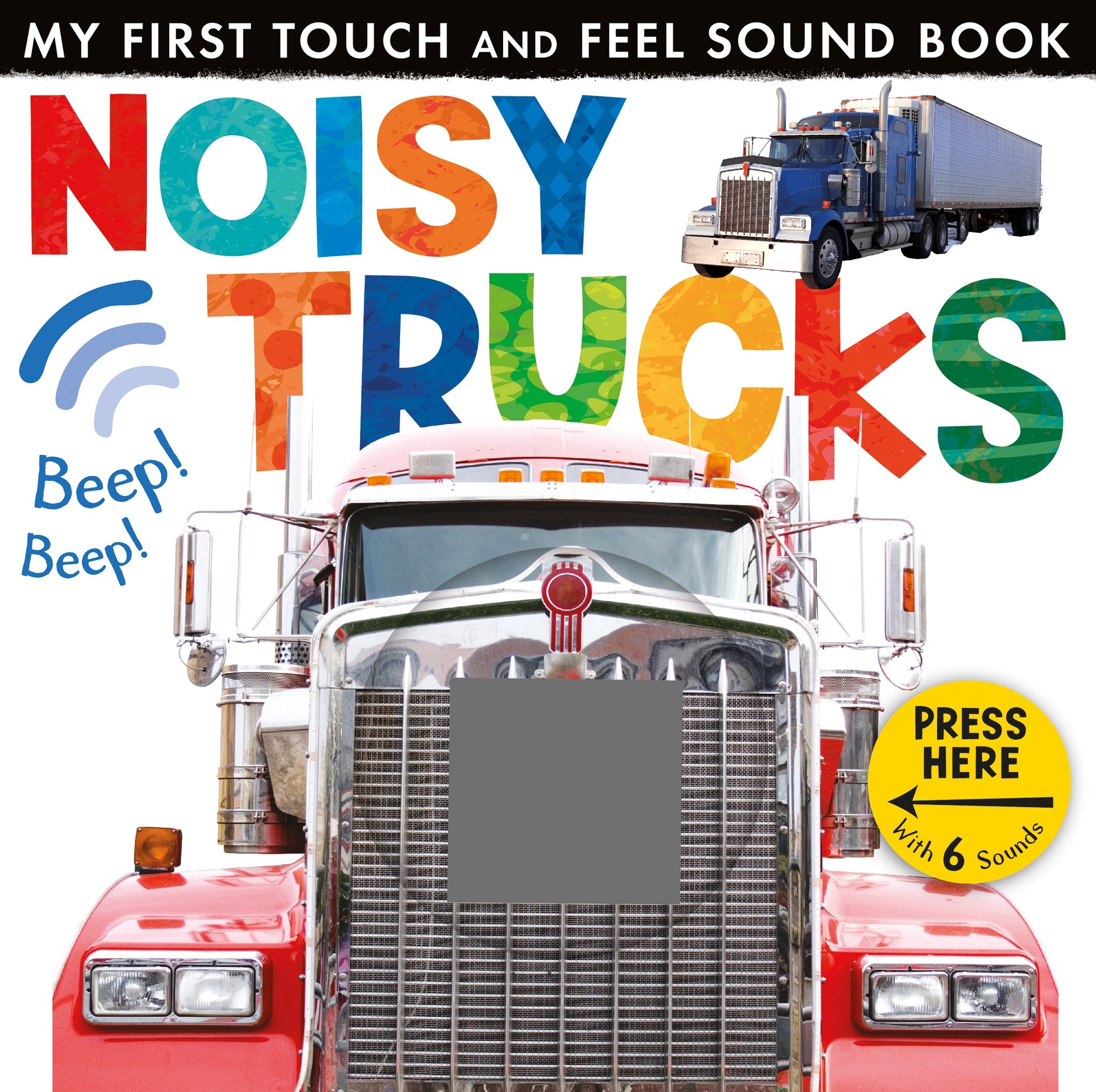Noisy Trucks – Sesli Kamyonlar Kitabı (1,5–4 Yaş, Dokun-Hisset)