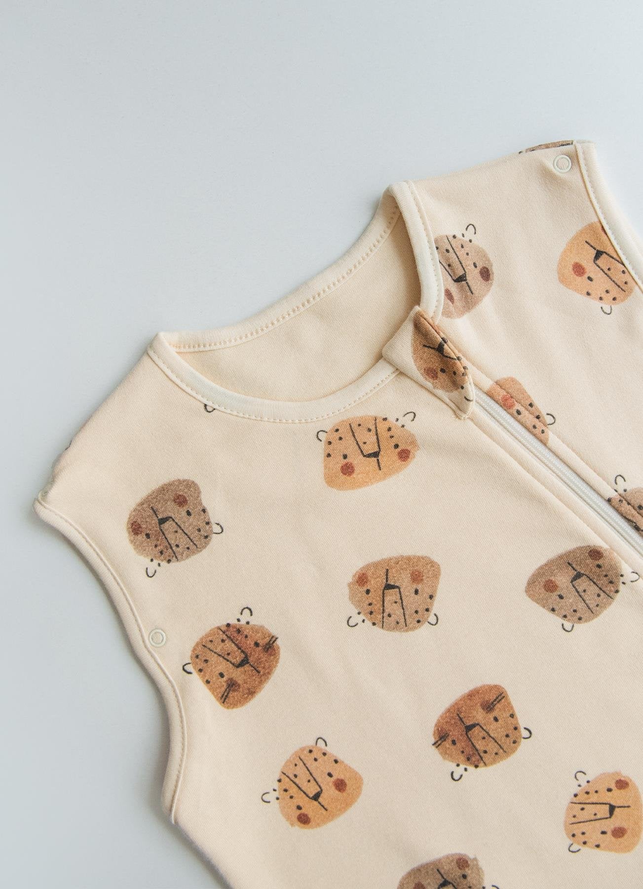 Organik Pamuklu Uzun & Kısa Kollu Uyku Tulumu – (1.5 Tog)