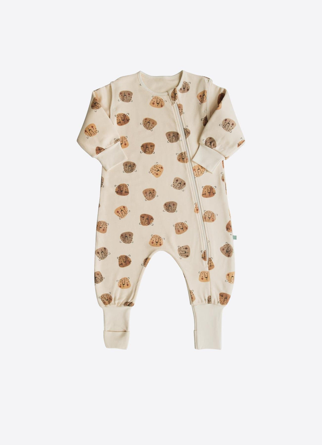 Organik Pamuklu Uzun & Kısa Kollu Uyku Tulumu – (1.5 Tog)