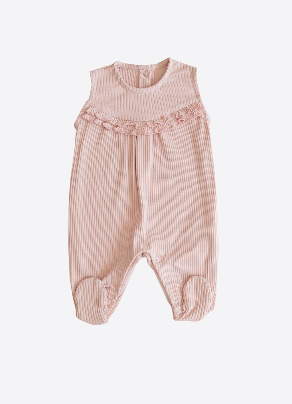 Organik Pamuk Anna Salopet 2’li Takım Pembe