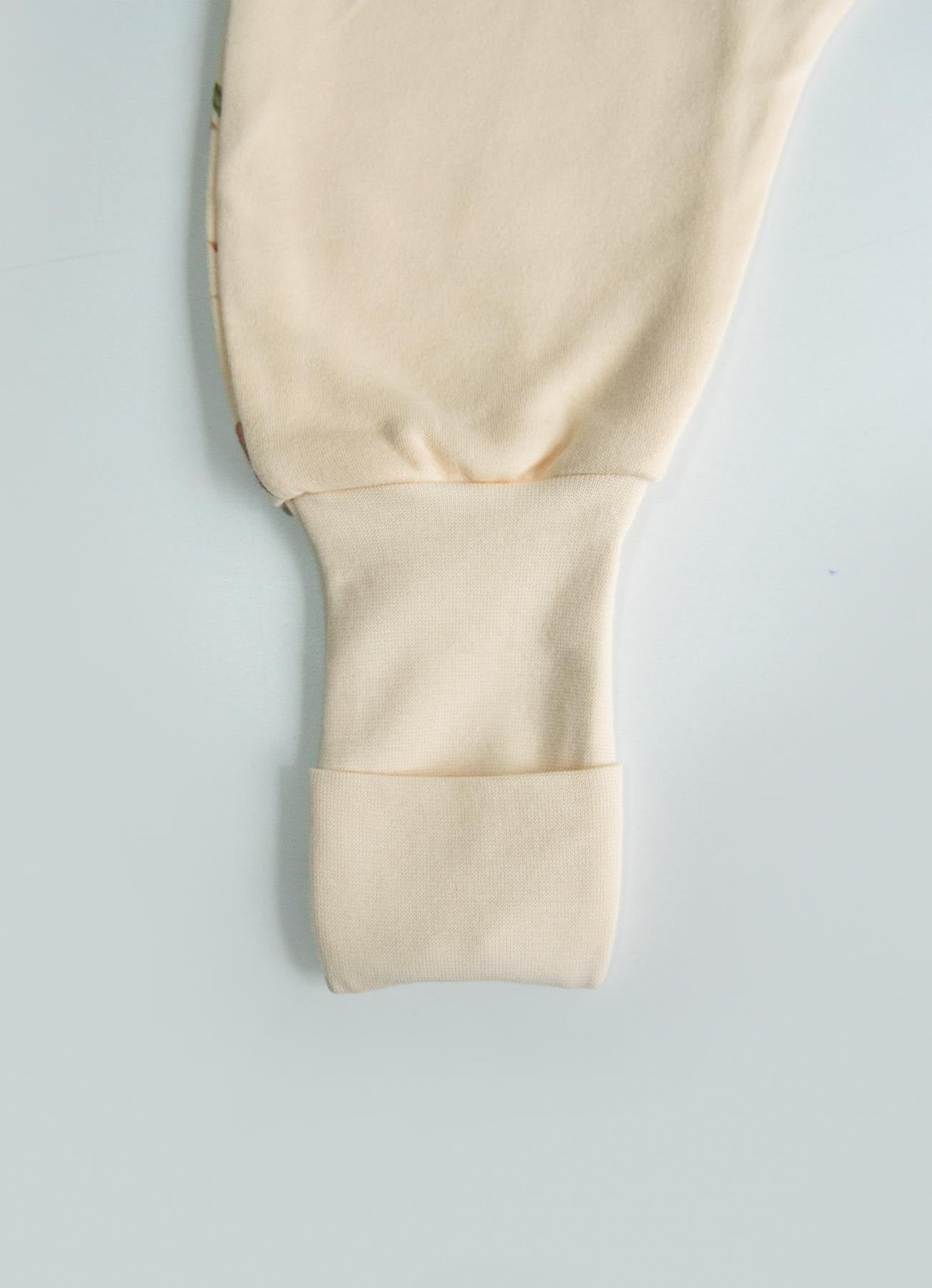 Organik Pamuk Flowers Uzun&Kısa Kollu Uyku Tulumu (1.5 Tog)