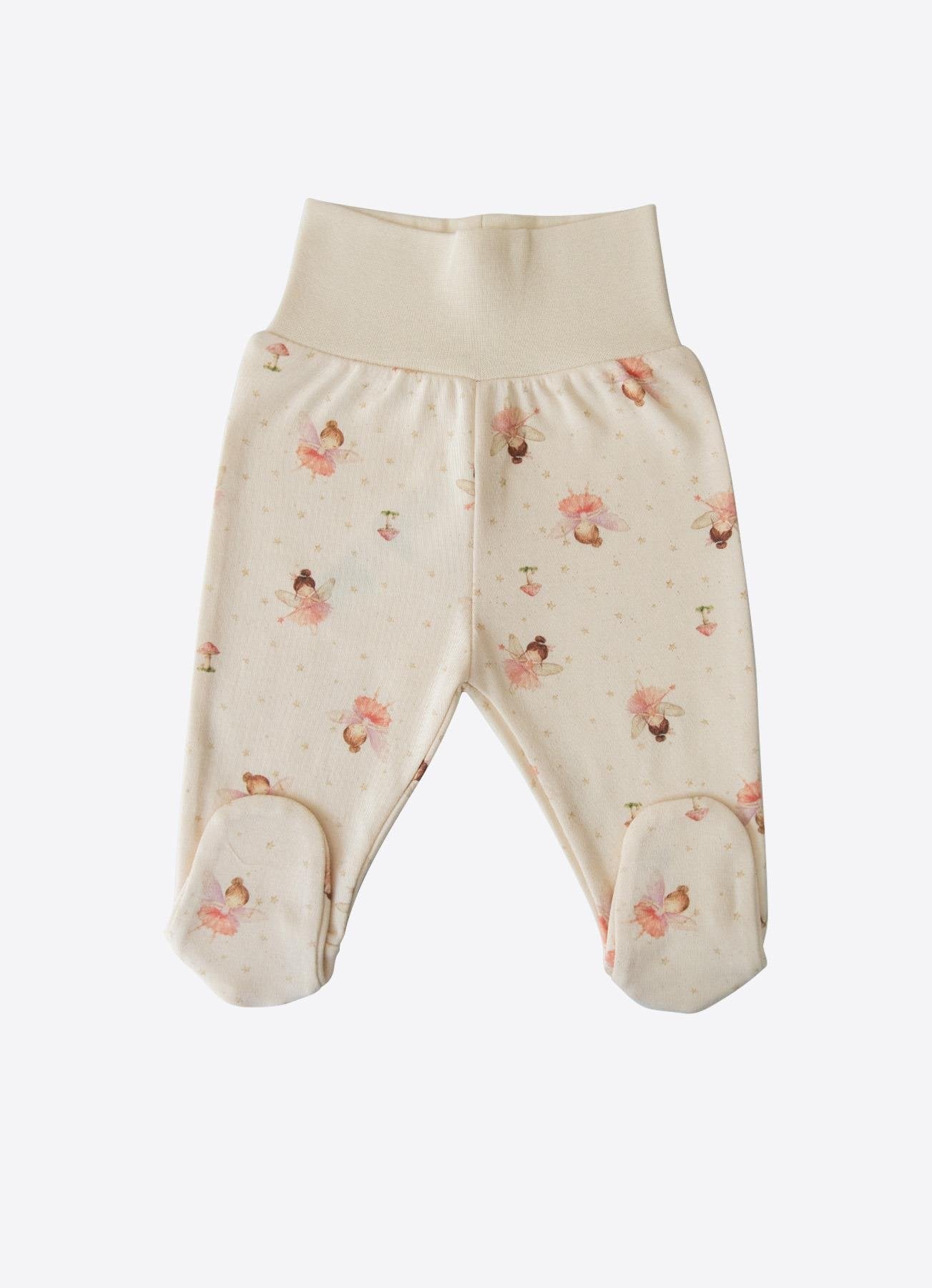 Organik Pamuk Fly 3’lü Bebek Takımı – Fırfırlı Natural Tasarım