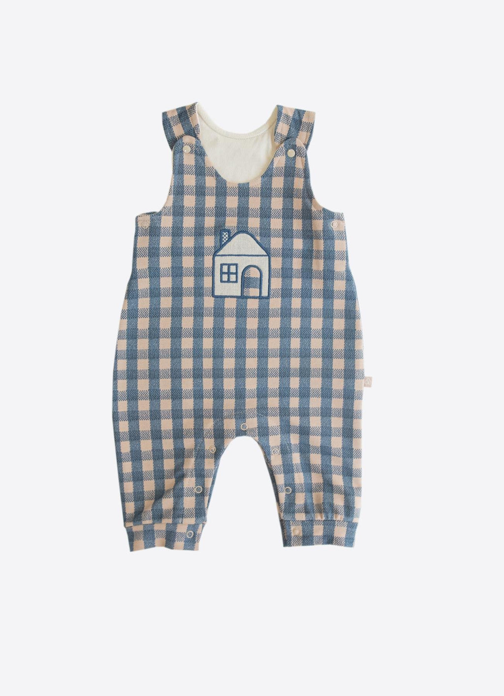 Organik Pamuk Home Salopet 2’li Takım Mavi