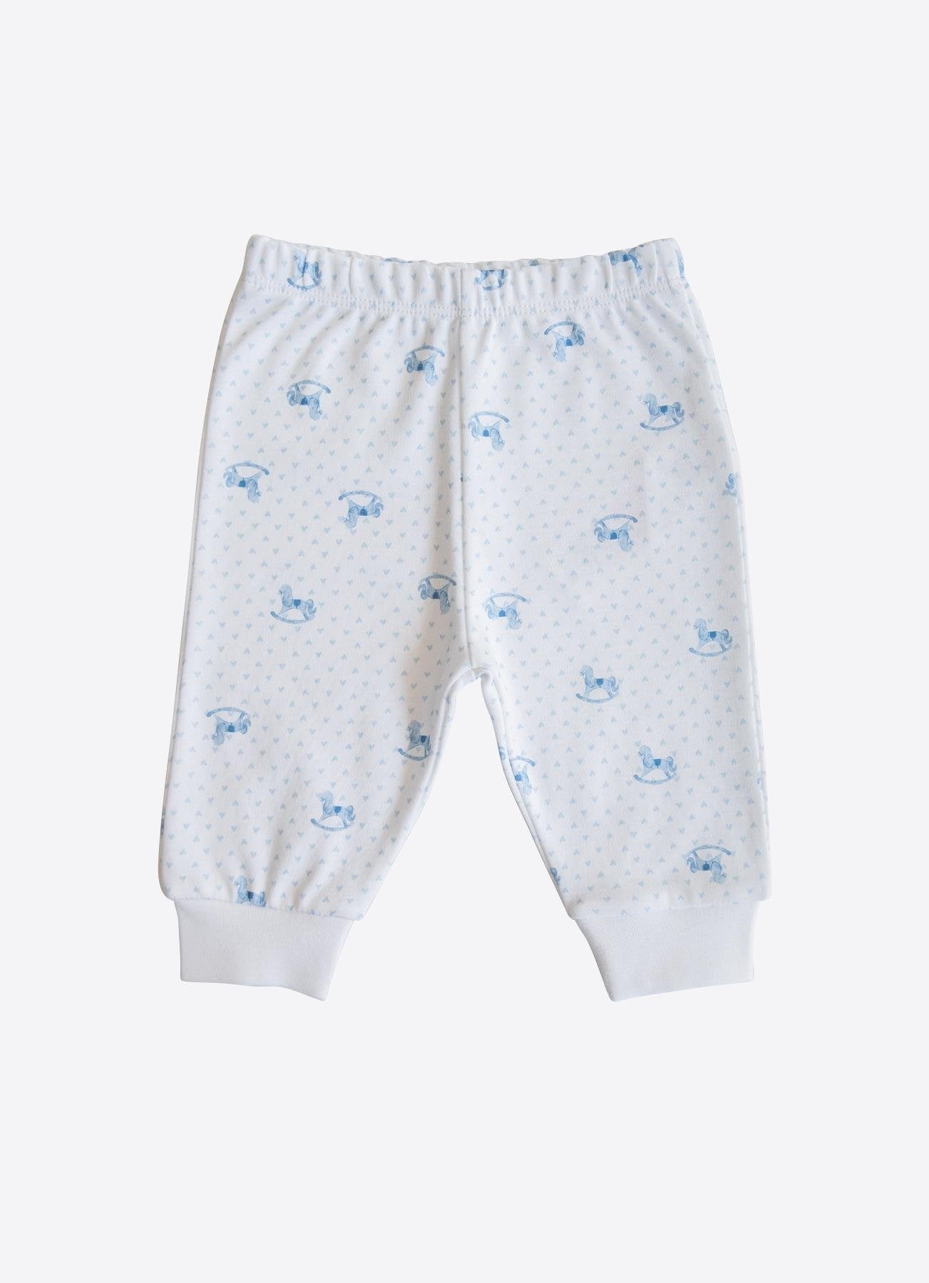 Organik Pamuk My Toy Omuzdan Çıtçıtlı 2’li Takım Mavi