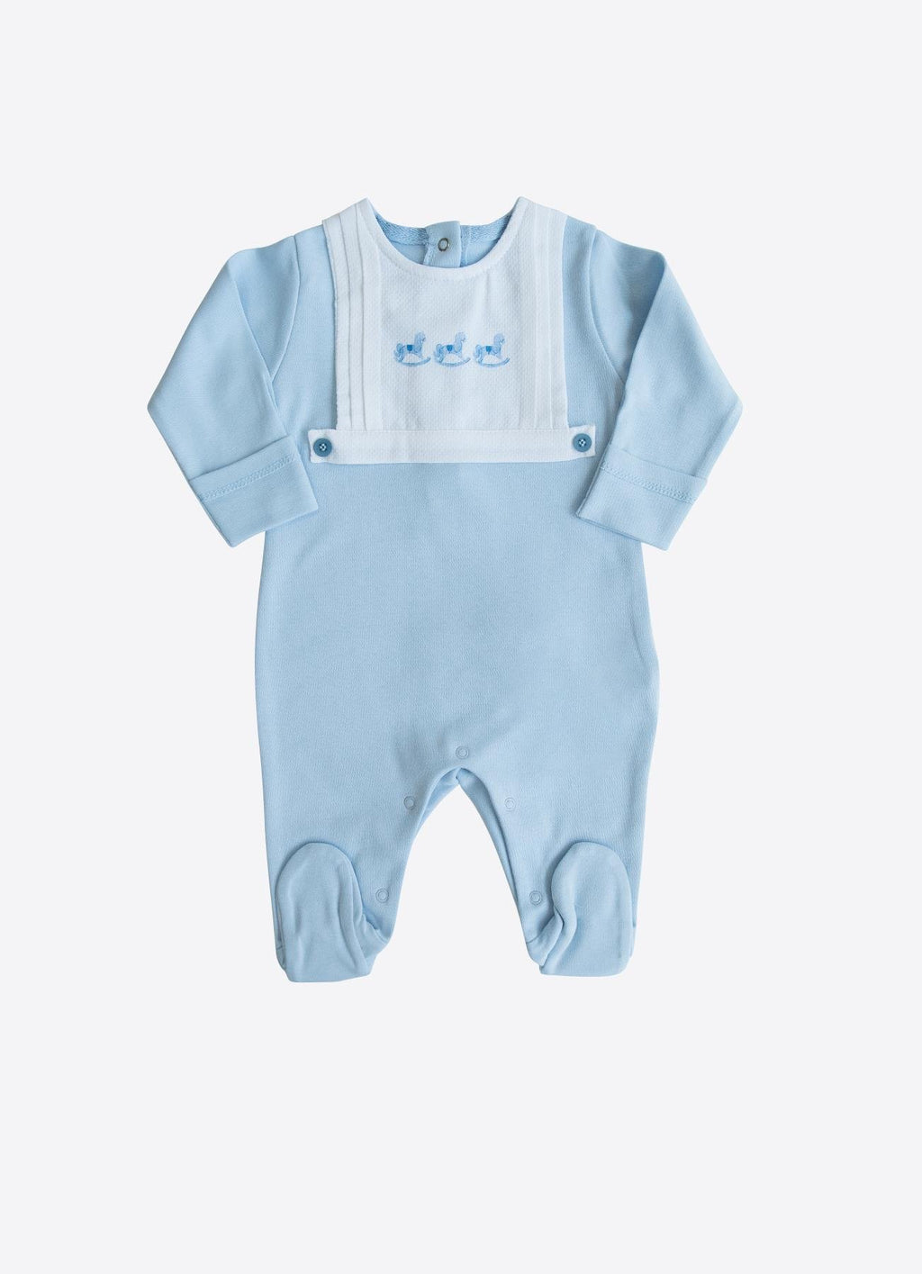 Organik Pamuk My Toy Şapkalı Tulum Mavi