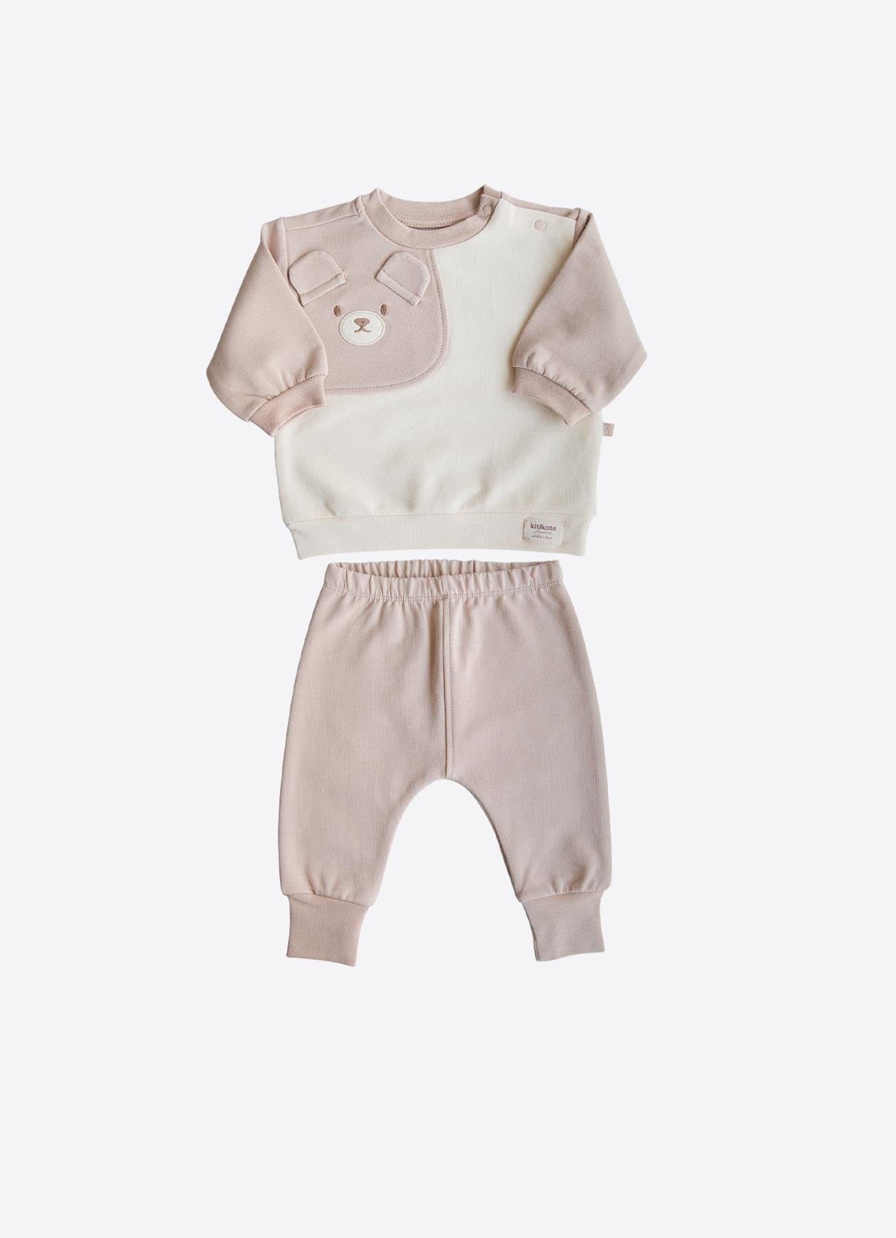 Organik Pamuk Rico 2’li Takım Bej