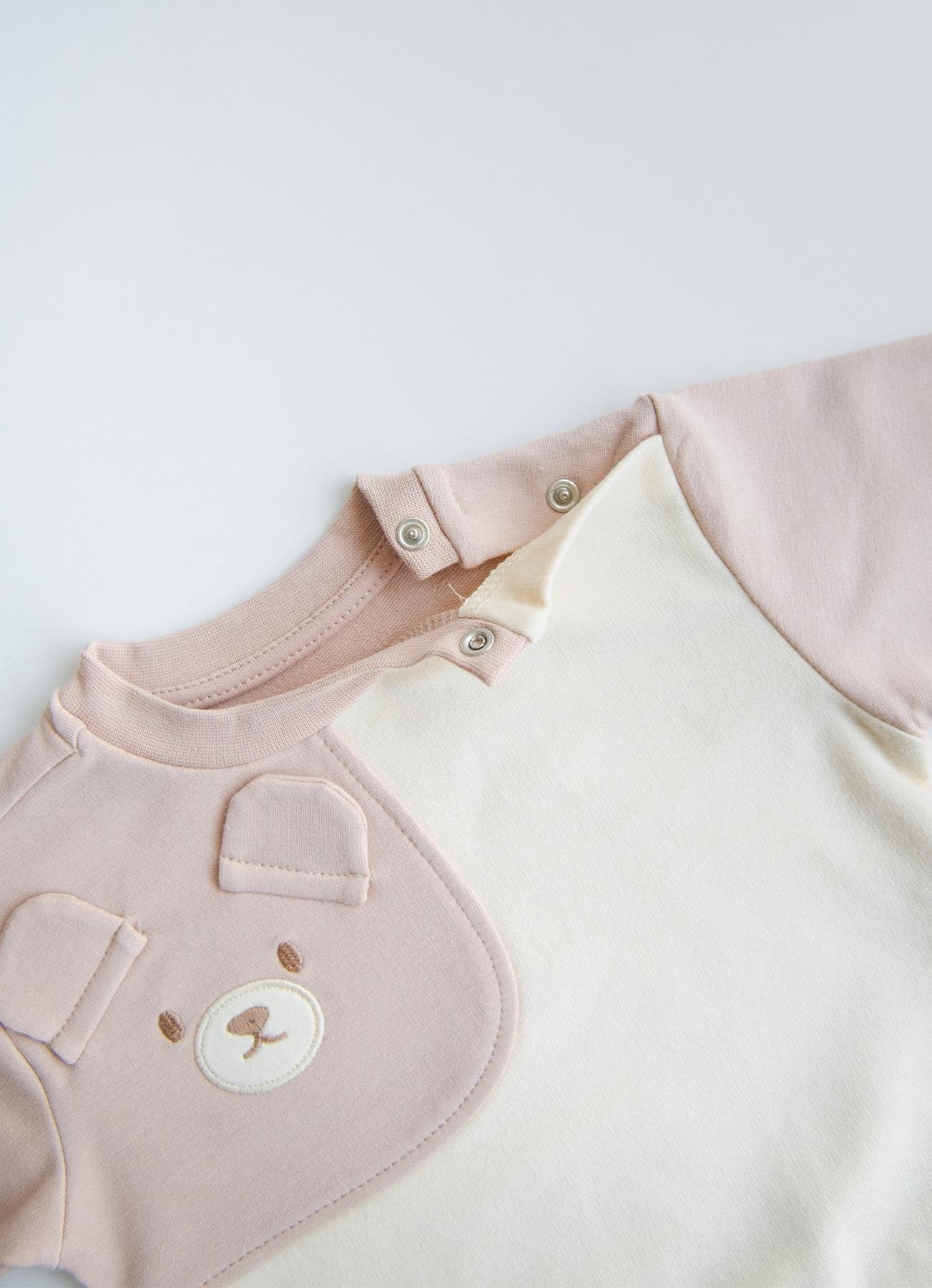 Organik Pamuk Rico 2’li Takım Bej