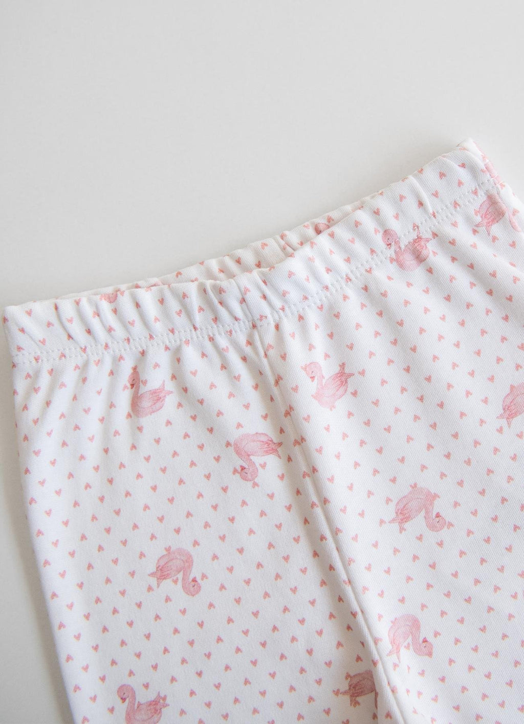 Organik Pamuk Pembe Swan 2’li Bebek Takımı