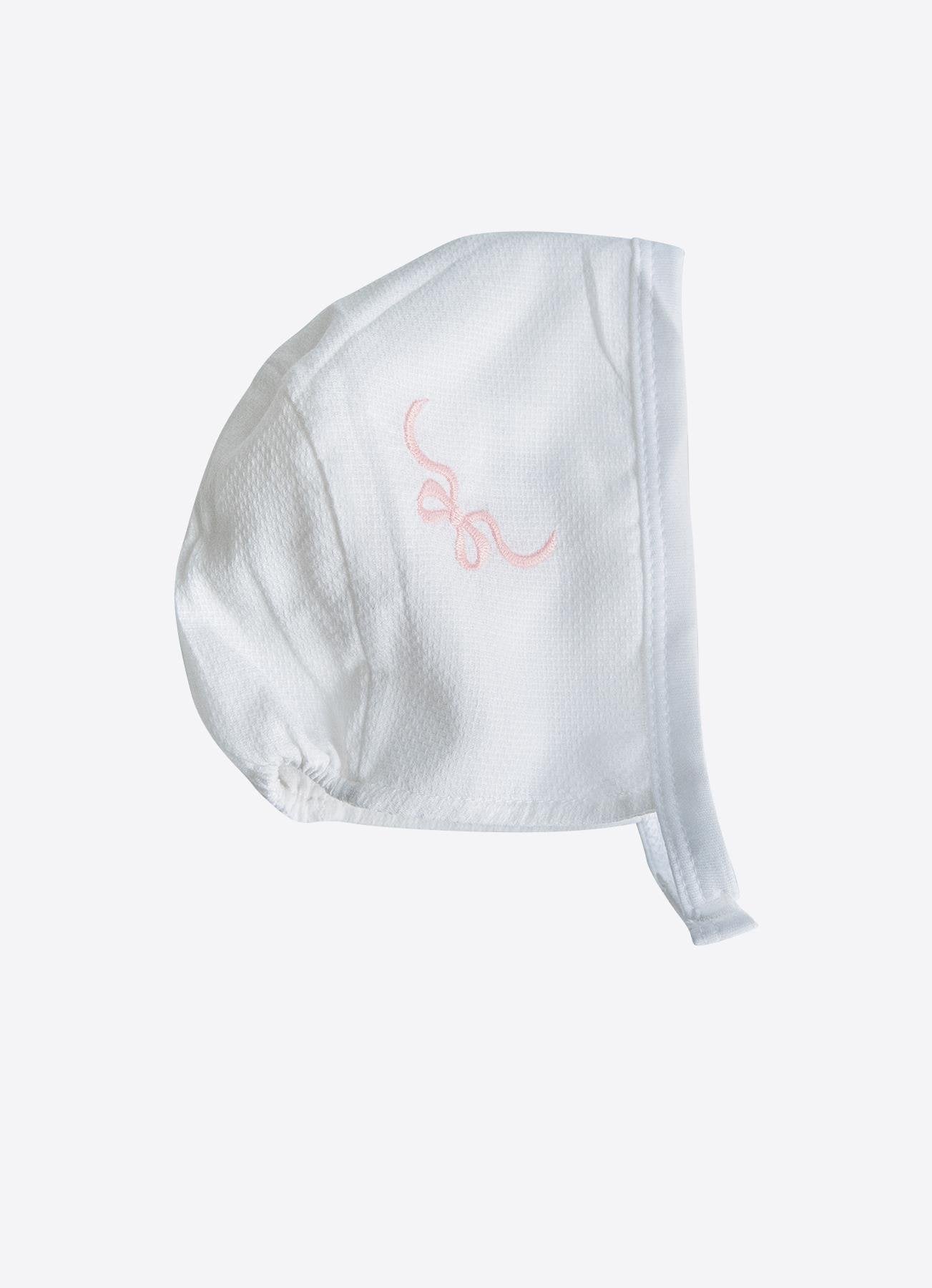 Organik Pamuk Sweet Home Şapkalı Tulum Pembe