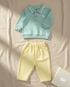 Crystal Baby İnce Fitilli Kadife Havuç Kesim Pantolon – Hay Yellow