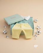Crystal Baby İnce Fitilli Kadife Havuç Kesim Pantolon – Hay Yellow