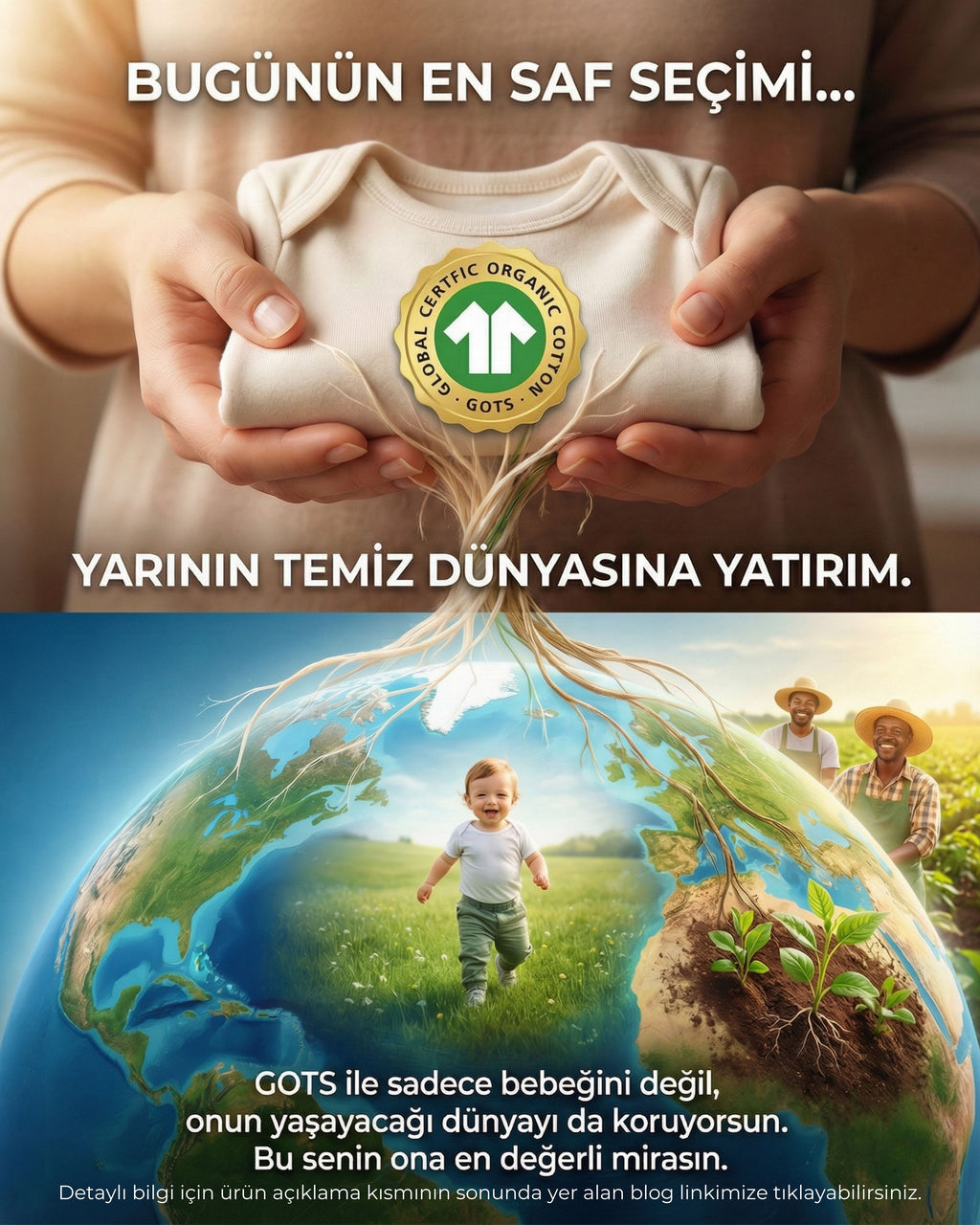 Crystal Baby Organik Pamuk Bere - Hay Yellow