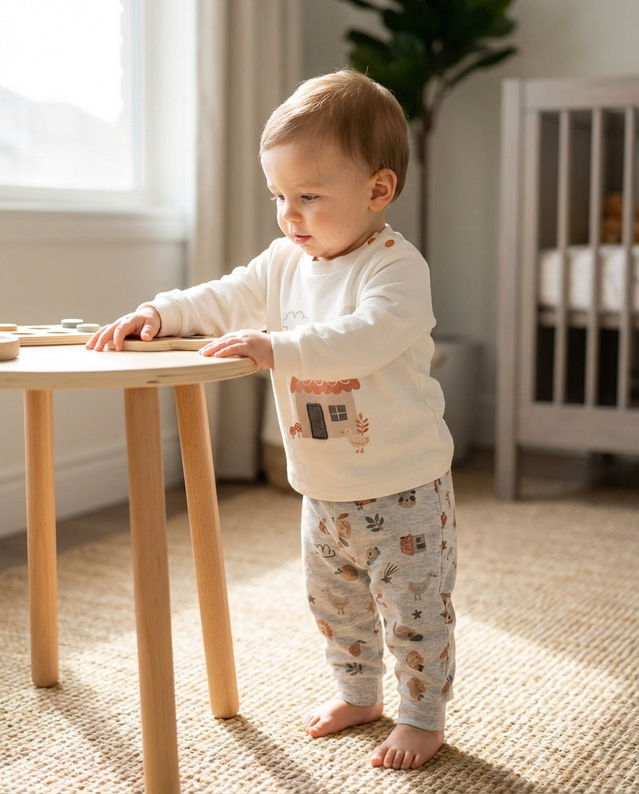 Modern-bebek-odasi-gri-organik-woodland-2li-takim-9-12-ay-hareket-konforu