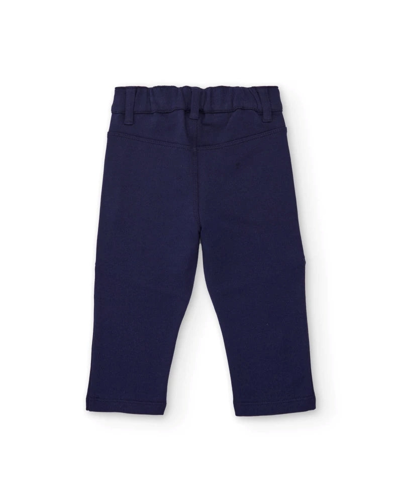 Tuc Tuc Erkek Çocuk Lacivert Fleece Pantolon – Dekoratif Dikişli