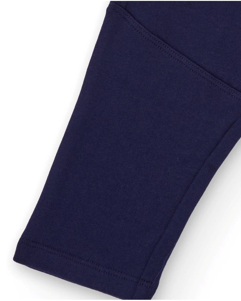 Tuc Tuc Erkek Çocuk Lacivert Fleece Pantolon – Dekoratif Dikişli