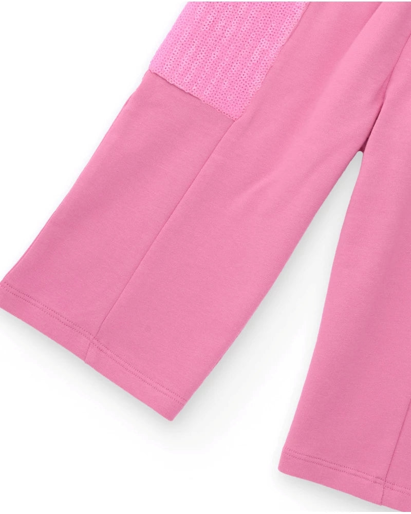 Tuc Tuc Kız Çocuk Pembe Payet Cep Detaylı Pantolon